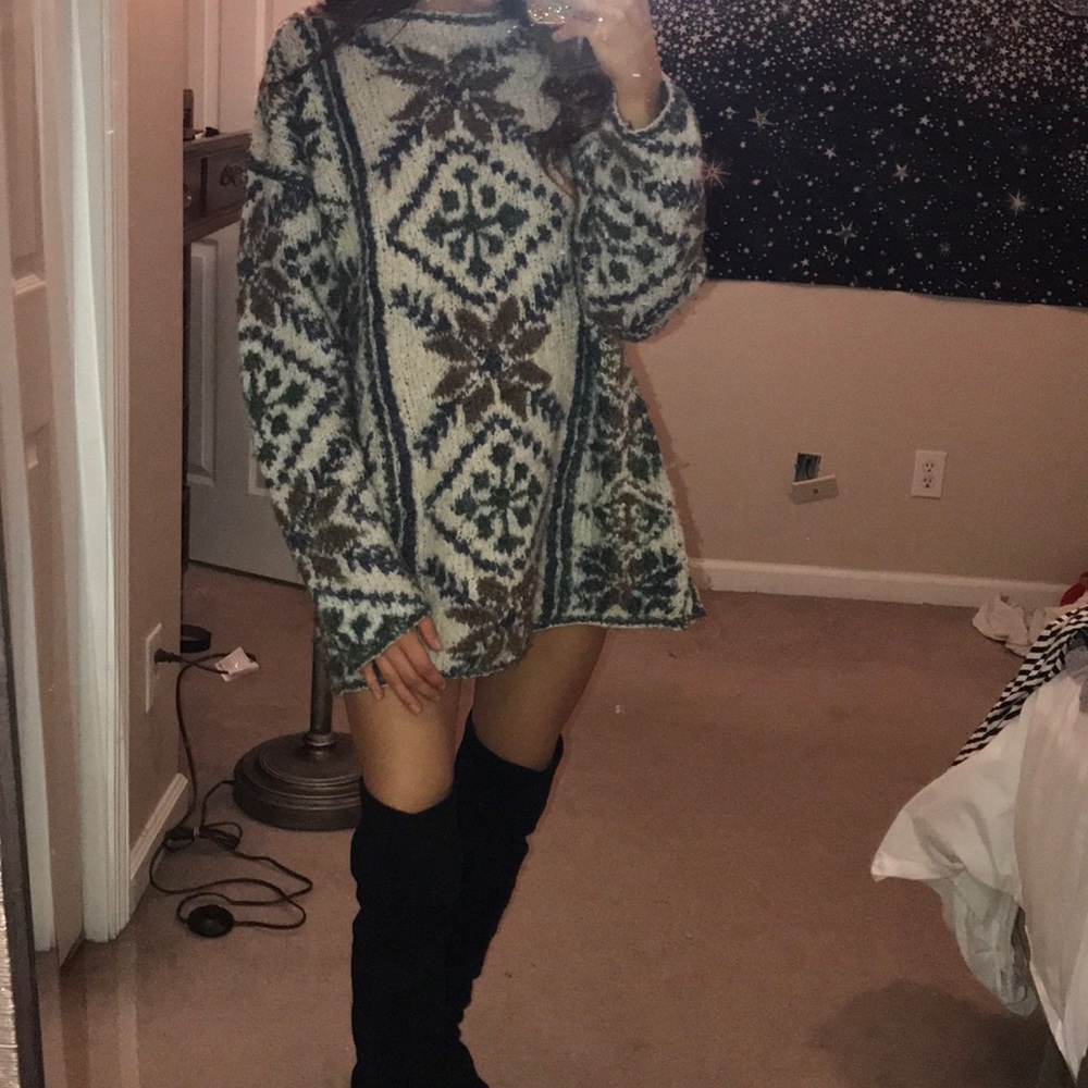 WOOL SWEATER DRESS